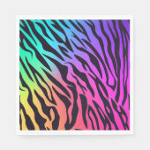 Kleurrijke regenboogtijger servet (Voorkant)