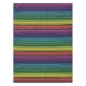 Kleurrijke regenboogversiering tafelkleed (Voorkant)