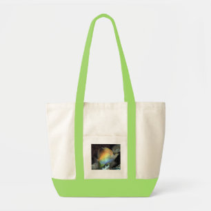 Kleurrijke regenboogvissen van de diepzee tote bag