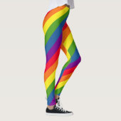 Kleurrijke regenboogvlag leggings (Rechts)