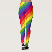 Kleurrijke regenboogvlag leggings (Achterkant)