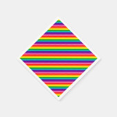 Kleurrijke regenboogvlag Patroon LGBT Bright Servetten (Hoek)