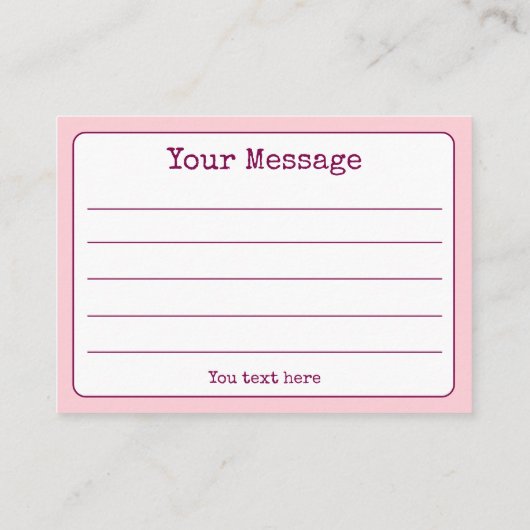 Kleurrijke regenboogvoering Bedankt Opmerking Visitekaartje (Achterkant)