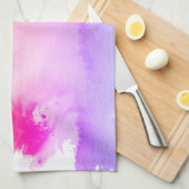 Kleurrijke regenboogWaterverf Splotter Abstracte k Theedoek (Quarter Fold)