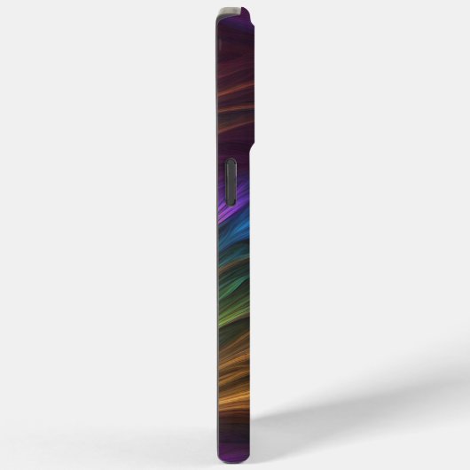 Kleurrijke regenboogwervelkolom Case-Mate iPhone case (Achterkant / Rechts)