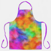 Kleurrijke regenboogwolken schort (Voorkant)