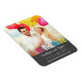 Kleurrijke regenboogzomerfoto Moderne sparen de da Magneet (Rechterzijde)