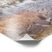 Kleurrijke regendag NYC Abstract Foto Afdruk (Hoek)