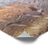 Kleurrijke regendag NYC Abstract Poster (Hoek)