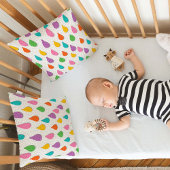 Kleurrijke regendruppels kussen