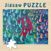 Kleurrijke regendruppels schilderij op een graffit