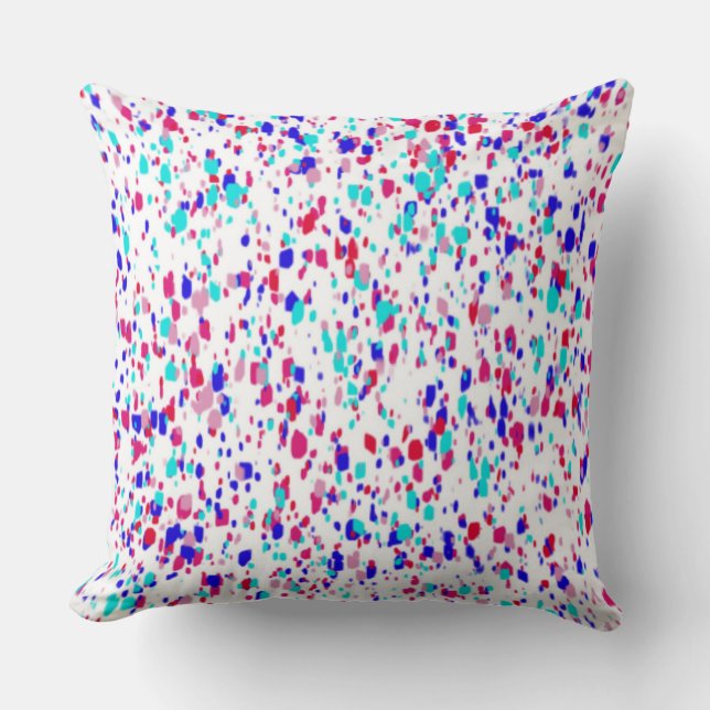 Kleurrijke regenpatroon Kussens (Voorkant)