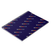 kleurrijke reisvliegtuigen notitieboek (Linkerzijde)