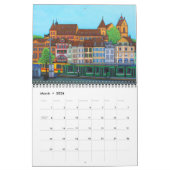 Kleurrijke reizen 2-pagina kalender door Lisa Lore (Mar 2026)