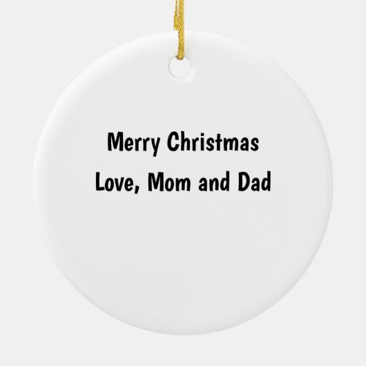 Kleurrijke Rendier Coquette Bow Kerst Ornament (Achterkant)