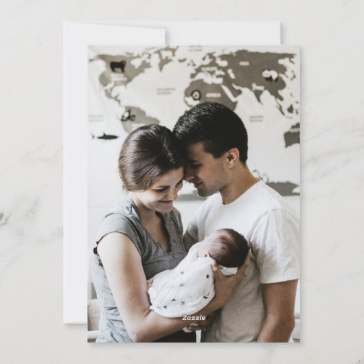 Kleurrijke Retro Abstracte Kerstmis Landschapsfoto Feestdagenkaart (Achterkant)