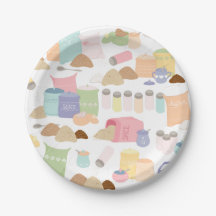 Kleurrijke Retro bakken Ingrediënt Containers