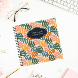 KLEURRIJKE RETRO BLADEREN GROOVY BOTANICAL NOTITIEBOEK