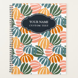 KLEURRIJKE RETRO BLADEREN GROOVY BOTANICAL PLANNER