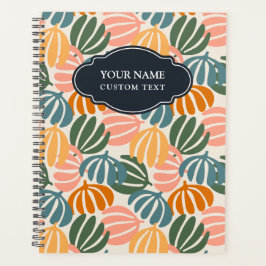 KLEURRIJKE RETRO BLADEREN GROOVY BOTANICAL PLANNER