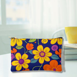 Kleurrijke Retro bloemen-Dopamine stijl Etui