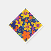 Kleurrijke Retro bloemen-Dopamine stijl Servet (Hoek)