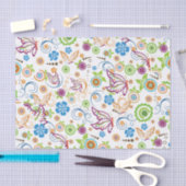 Kleurrijke Retro Bloemen Vogels & Vlinders 2 Tissuepapier (Craft)