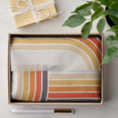 Kleurrijke retro bogen en lijnen tissuepapier (Geschenk)