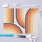 Kleurrijke retro bogen en lijnen tissuepapier (Craft)