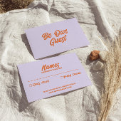 Kleurrijke Retro Bright Bold Funky Moderne Bruilof RSVP Kaartje