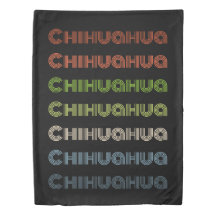 Kleurrijke retro "Chihuahua"
