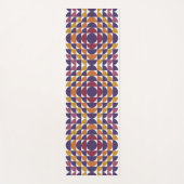 Kleurrijke Retro Cirkels Yoga Mat (Voorkant)