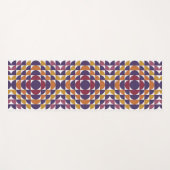 Kleurrijke Retro Cirkels Yoga Mat (Voorkant (horizontaal))