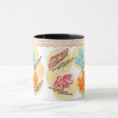 Kleurrijke Retro Cookie Gift Cup voor waardering Mok (Midden)