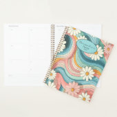 kleurrijke Retro Daisy Flower Power Naam Planner (Display)
