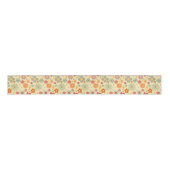 Kleurrijke Retro Daisy Flowers design patroon Lint (Voorkant)