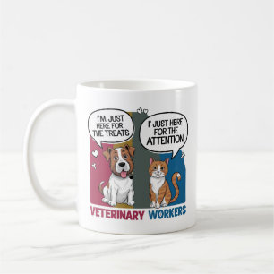 Kleurrijke Retro Dierenartsencadeau Koffiemok