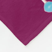 Kleurrijke Retro Dot Patroon Gooi Bla Fleece Blank (Hoek)