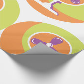 Kleurrijke Retro Elektrische Fan Zomer Pop Art Cadeaupapier (Hoek)