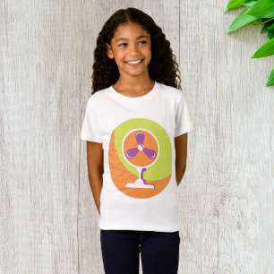 Kleurrijke Retro Elektrische Fan Zomer Pop Art T-shirt