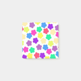 Kleurrijke Retro Flower Design voor Lente & Zomer Post-it® Notes