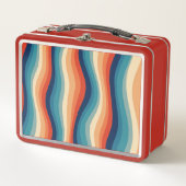 Kleurrijke Retro Golven Vintage (Voorkant)