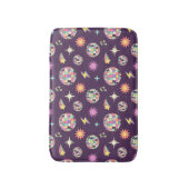 Kleurrijke retro groovy disco patroon badmat (Voorkant Verticaal)
