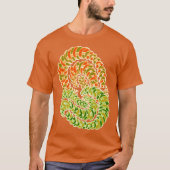 Kleurrijke Retro Groovy Funky Abstracte Droom T-shirt (Voorkant)