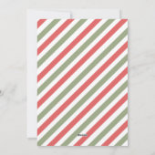 Kleurrijke Retro Groovy Holly Jolly Vibes Typograf Feestdagenkaart (Achterkant)