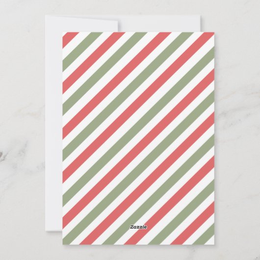 Kleurrijke Retro Groovy Holly Jolly Vibes Typograf Feestdagenkaart (Achterkant)