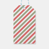 Kleurrijke Retro Groovy Holly Jolly Vibes Vakantie Cadeaulabel (Achterkant)