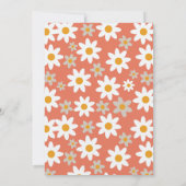 Kleurrijke Retro Groovy Peace Love Joy Holiday Kaart (Achterkant)