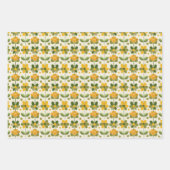 Kleurrijke retro inpakpapier vel (Voorkant 2)