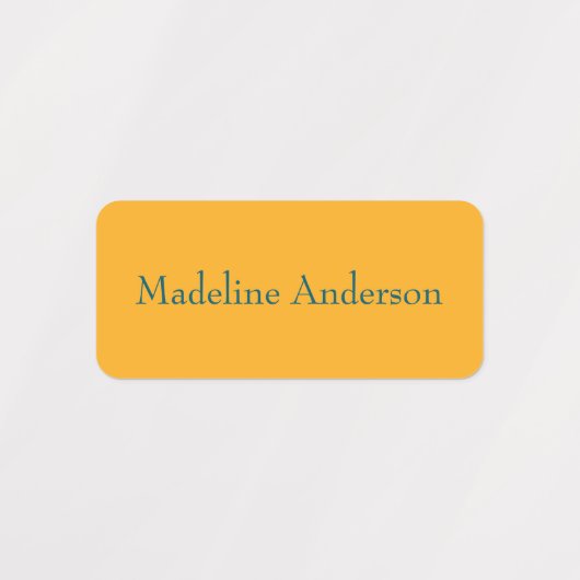 Kleurrijke Retro Kinderen Naam Labels voor Kleding (Design 2)